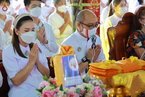 ภาพ No.64307:พิธีทอดกฐินสามัคคีทั่วไทย 5,000 วัด โดยคณะศิษยานุศิษย์วัดพระธรรมกาย น้อมบูชาธรรม 78 ปี หลวงพ่อธัมมชโย  วันอังคารที่ 8 พฤศจิกายน พ.ศ. 2565  ณ วัดโปรยฝน อ.หนองเสือ จ.ปทุมธานี