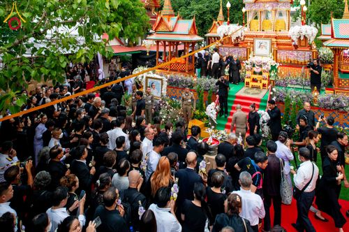 ภาพ No.314364:วันเสาร์ที่ 14 มีนาคม พ.ศ. 2569 งานออกเมรุพระราชทานเพลิงศพ คุณยายอาจารย์ ดร.ตรีธา เนียมขำ  บ.ช., ท.ภ. อายุ 100 ปี ณ เมรุชั่วคราว วัดปากน้ำ เขตภาษีเจริญ กรุงเทพมหานคร