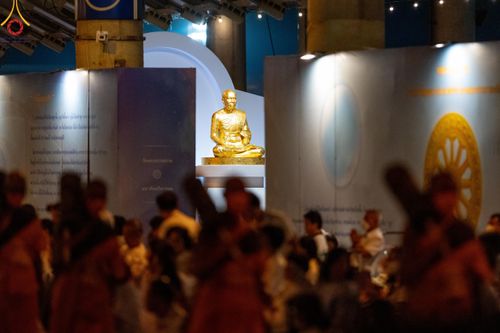 ภาพ No.120549:พิธีต้อนรับพระธรรมยาตรา ในโครงการธรรมยาตรา กตัญญูบูชา มหาปูชนียาจารย์ พระมงคลเทพมุนี(สด จนฺทสโร) พระผู้ปราบมาร อนุสรณ์สถาน 7 แห่ง ปีที่ 12 วันที่ 28 มกราคม พ.ศ. 2567 ณ วัดพระธรรมกาย จ.ปทุมธานี (ชุดที่ 2)