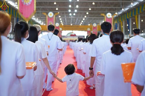 ภาพ No.46836:ประมวลภาพพิธีทอดผ้าป่าธรรมชัย ณ วัดพระธรรมกาย (5 มิถุนายน พ.ศ. 2565)