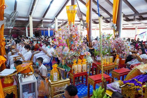 ภาพ No.55958:ประมวลภาพพิธีทอดกฐินสามัคคี ณ วัดโพธิ์ จ.พระนครศรีอยุธยา (วันที่ 23 ตุลาคม พ.ศ. 2565)