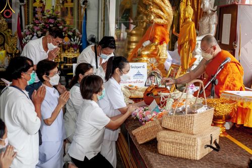 ภาพ No.54038:ประมวลภาพพิธีทอดกฐินสามัคคี ณ วัดเวฬุวัน จ.ปทุมธานี (วันที่ 16 ตุลาคม พ.ศ. 2565)