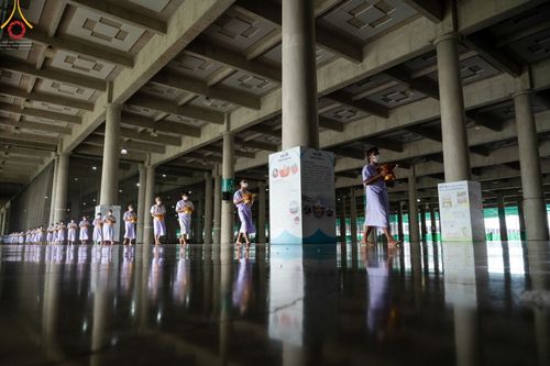 ภาพ No.44147:ประมวลภาพพิธีตัดปอยผมนาคธรรมทายาท รุ่นวันคุ้มครองโลกเฟส 2  ณ วัดพระธรรมกาย