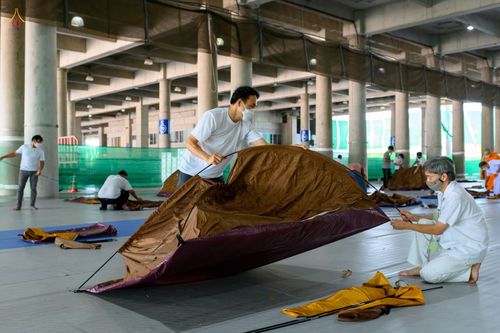 ภาพ No.47269:ประมวลภาพธรรมทายาท เข้ารับการอบรม ในโครงการบรรพชาอุปสมบทหมู่รุ่นเข้าพรรษา 2565