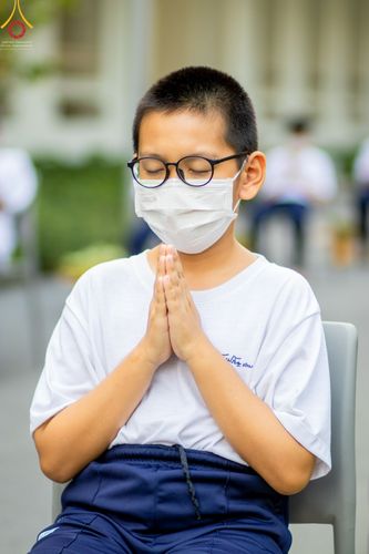 ภาพ No.44449:ประมวลภาพพิธีปลงผม โครงการบรรพชาสามเณรหน่อแก้วเปรียญธรรมรุ่นที่ 10