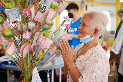 ภาพ No.56026:ประมวลภาพพิธีทอดกฐินสามัคคี ณ วัดบันลือธรรม จ.พระนครศรีอยุธยา (วันที่ 23 ตุลาคม พ.ศ. 2565)