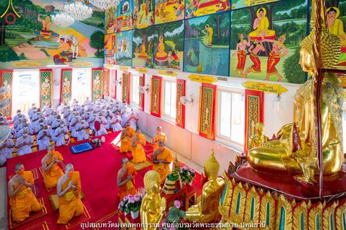 ภาพ No.40346:พิธีตัดปอยผม ปลงผม ขอขมารับผ้าไตรและพิธีบรรพชา ในโครงการอุปสมบท บูชาธรรมมหาปูชนียาจารย์ ประจำปี 2564 ชุดที่ 12