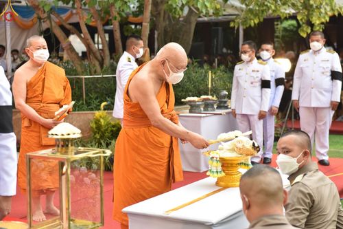 ภาพ No.51884:พิธีพระราชทานเพลิงศพพระเทพวรเวที (บุญศรี ปุญฺญสิริ น.ธ.เอก, ป.ธ.๔) อดีตผู้ช่วยเจ้าอาวาสวัดปากน้ำ 