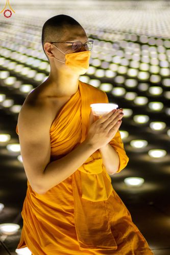 ภาพ No.49118:ประมวลภาพพิธีจุดประทีป  ในวันสมาธิโลก (วันเสาร์ที่ 6 สิงหาคม พ.ศ. 2565)
