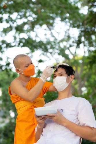 ภาพ No.44172:ประมวลภาพพิธีตัดปอยผมนาคธรรมทายาท รุ่นวันคุ้มครองโลกเฟส 1  ณ วัดพระธรรมกาย