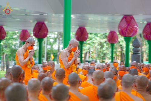 ภาพ No.48391:ประมวลภาพพิธีอธิษฐานพรรษาของคณะสงฆ์ วัดพระธรรมกาย ปีพุทธศักราช 2565