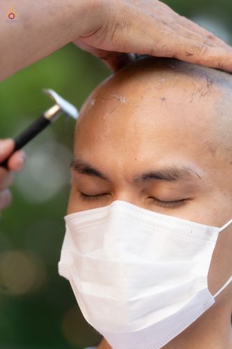 ภาพ No.44170:ประมวลภาพพิธีตัดปอยผมนาคธรรมทายาท รุ่นวันคุ้มครองโลกเฟส 1  ณ วัดพระธรรมกาย