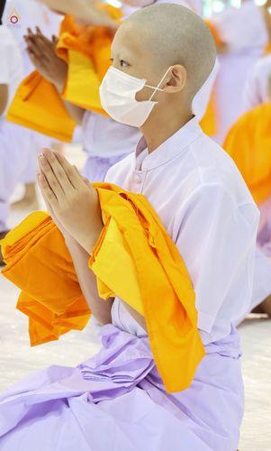 ภาพ No.44316:ประมวลภาพพิธีบรรพชา และพิธีถวายบาตร โครงการบวชภาคฤดูร้อน พ.ศ. 2565