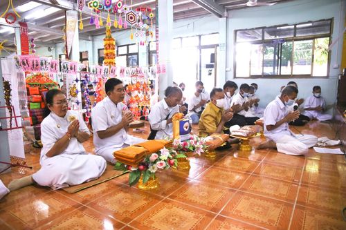 ภาพ No.54076:ประมวลภาพพิธีทอดกฐินสามัคคี ณ วัดเหล่าฝ้าย จ.ยโสธร (วันที่ 16 ตุลาคม พ.ศ. 2565)