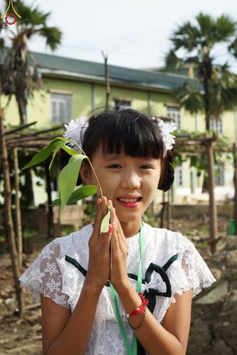 ภาพ No.57383:ประมวลภาพพิธีประดิษฐานพระบรมสารีริกธาตุพระเจดีย์ราชาธิราชมุนี ณ วัดอองเซยามิน ประเทศเมียนมาร์