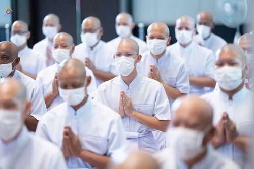 ภาพ No.47656:ประมวลภาพพิธีอุปสมบท โครงการบรรพชาอุปสมบทหมู่ รุ่นเข้าพรรษา 2565