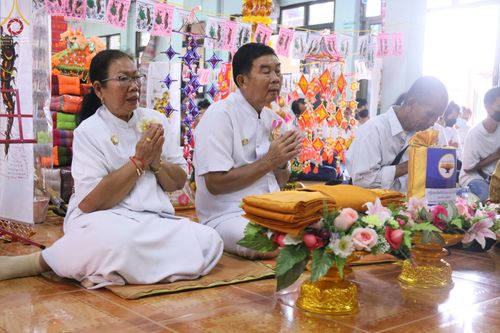 ภาพ No.54074:ประมวลภาพพิธีทอดกฐินสามัคคี ณ วัดเหล่าฝ้าย จ.ยโสธร (วันที่ 16 ตุลาคม พ.ศ. 2565)