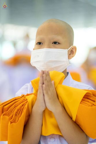 ภาพ No.44317:ประมวลภาพพิธีบรรพชา และพิธีถวายบาตร โครงการบวชภาคฤดูร้อน พ.ศ. 2565