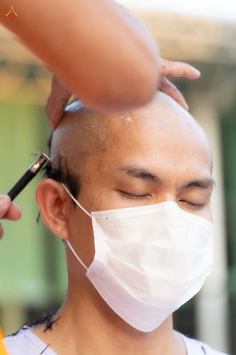 ภาพ No.44171:ประมวลภาพพิธีตัดปอยผมนาคธรรมทายาท รุ่นวันคุ้มครองโลกเฟส 1  ณ วัดพระธรรมกาย