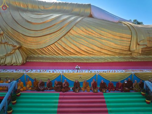 ภาพ No.57358:ประมวลภาพประมวลภาพพิธีถวายและฉลองพระพุทธรูปปางไสยาสน์ ณ ประเทศบังกลาเทศ