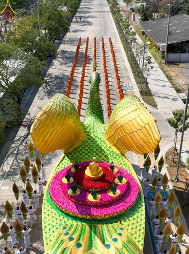 ภาพ No.42664:พิธีอัญเชิญมยุรนาวากาศ ประดิษฐาน ณ อาคาร 100 ปี เนื่องในวันคล้ายวันเกิด ครบ 113 ปี คุณยายอาจารย์มหารัตนอุบาสิกาจันทร์ ขนนกยูง