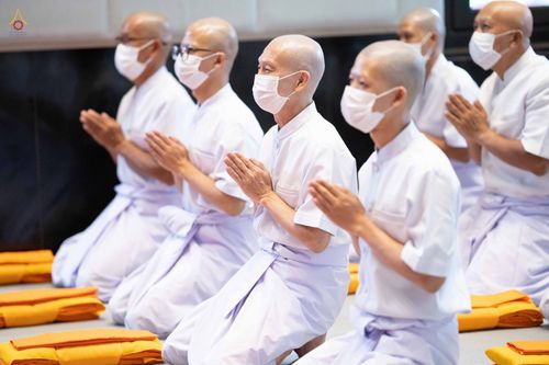 ภาพ No.47657:ประมวลภาพพิธีอุปสมบท โครงการบรรพชาอุปสมบทหมู่ รุ่นเข้าพรรษา 2565