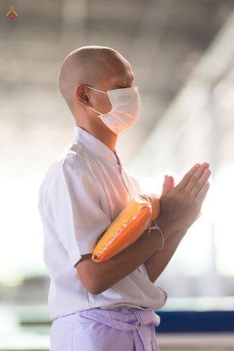 ภาพ No.44319:ประมวลภาพพิธีบรรพชา และพิธีถวายบาตร โครงการบวชภาคฤดูร้อน พ.ศ. 2565