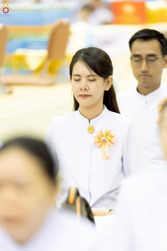 ภาพ No.236118:วันที่ 3 สิงหาคม พ.ศ. 2568 พิธีบูชาข้าวพระ ณ สภาธรรมกายสากล วัดพระธรรมกาย