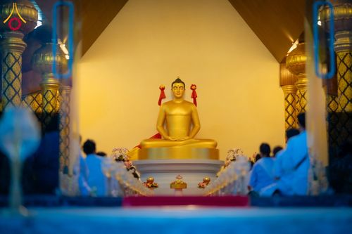 ภาพ No.210724:วันพฤหัสบดีที่ 13 มีนาคม พ.ศ. 2568  สมโภชพระประธานอุโบสถวัดป่าอุบลแก้ว จังหวัดอุบลราชธานี