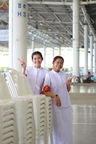 ภาพ No.134631:V.35 เพื่อบุญต้นเดือน การรับบุญของเจ้าหน้าที่หน่วยงานต่างๆ เพื่องานบุญวันอาทิตย์ต้นเดือน ณ วัดพระธรรมกาย วันที่ 7 เมษายน พ.ศ. 2567