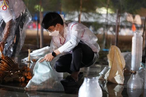 ภาพ No.119444:V.18 ทันทีม การเตรียมงาน เก็บงาน การรับบุญของเจ้าหน้าที่หน่วยงานต่างๆ เพื่อโครงการธรรมยาตรา กตัญญูบูชามหาปูชนียาจารย์ พระมงคลเทพมุนี (สด จนฺทสโร) พระผู้ปราบมาร อนุสรณ์สถาน 7 แห่ง ปีที่ 12 ระหว่างวันที่ 2 - 31 มกราคม พ.ศ.2567