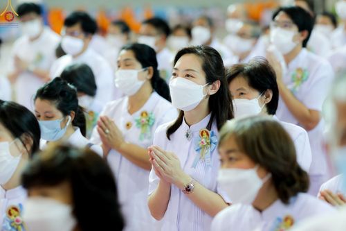 ภาพ No.77066:พิธีหล่อพระบรมพุทธเจ้า ในวันมาฆบูชา อาทิตย์ต้นเดือนที่ 6 มีนาคม พ.ศ. 2566 ณ วัดพระธรรมกาย จ.ปทุมธานี