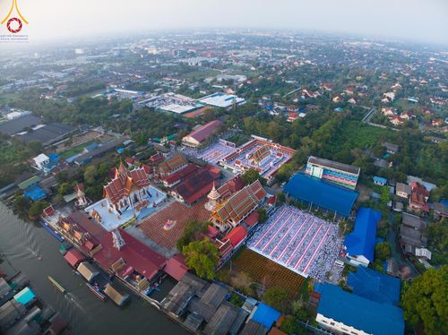 ภาพ No.116097:พิธีตักบาตรพระธรรมยาตรา ณ อนุสรณ์สถานลำดับที่ 4 สถานที่เกิดด้วยกายธรรม วัดโบสถ์(บน) จ.นนทบุรี วันที่ 21 มกราคม พ.ศ. 2567