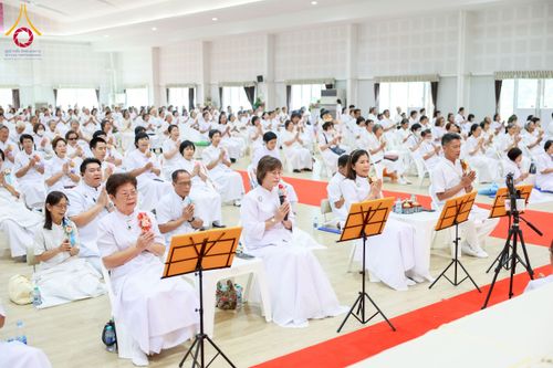 ภาพ No.254853:วันที่ 15 ตุลาคม พ.ศ. 2568 พิธีบรรจุพระบรมสารีริกธาตุภายในพระเกตุองค์พระประธาน สมโภชพระประธาน พระธรรมกาย ณ ศูนยอบรมเยาวชนกาญจนบุรี