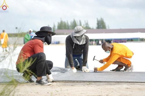 ภาพ No.211199:วันเสาร์ที่ 15 มีนาคม พ.ศ. 2568  การเตรียมงานของเจ้าหน้าที่ เพื่องานฉลองปทุมเจดีย์ ณ ศูนย์อบรมเยาวชนปัตตานี