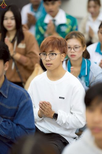 ภาพ No.243116:วันพฤหัสบดีที่ 4 กันยายน พ.ศ. 2568 เวลา 07.00-08.15 น. มหาวิทยาลัยเกษตรศาสตร์ กำแพงแสน ร่วมทำบุญตักบาตร Freshy KU85 พระสงฆ์ 85 รูป