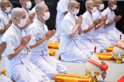 ภาพ No.47659:ประมวลภาพพิธีอุปสมบท โครงการบรรพชาอุปสมบทหมู่ รุ่นเข้าพรรษา 2565