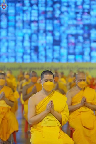 ภาพ No.49081:ประมวลภาพพิธีจุดประทีป  ในวันสมาธิโลก (วันเสาร์ที่ 6 สิงหาคม พ.ศ. 2565)