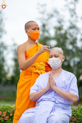 ภาพ No.44146:ประมวลภาพพิธีตัดปอยผมนาคธรรมทายาท รุ่นวันคุ้มครองโลกเฟส 2  ณ วัดพระธรรมกาย