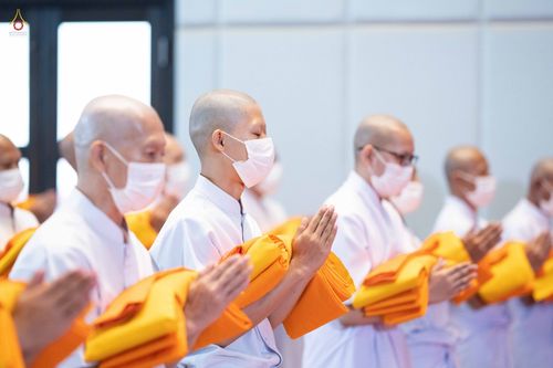 ภาพ No.47665:ประมวลภาพพิธีอุปสมบท โครงการบรรพชาอุปสมบทหมู่ รุ่นเข้าพรรษา 2565