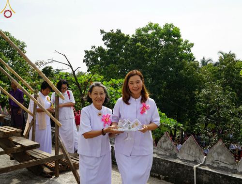 ภาพ No.57393:ประมวลภาพพิธีประดิษฐานพระบรมสารีริกธาตุพระเจดีย์ราชาธิราชมุนี ณ วัดอองเซยามิน ประเทศเมียนมาร์