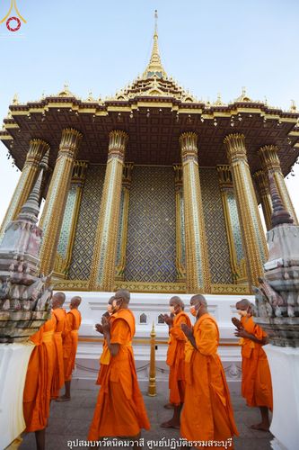 ภาพ No.40092:พิธีตัดปอยผม ปลงผม ขอขมารับผ้าไตรและพิธีบรรพชา ในโครงการอุปสมบท บูชาธรรมมหาปูชนียาจารย์ ประจำปี 2564 ชุดที่ 9