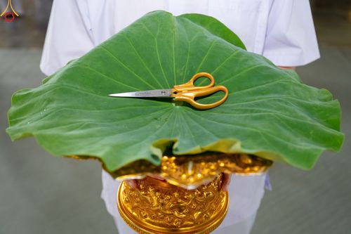 ภาพ No.47465:ประมวลภาพพิธีตัดปอยผม โครงการบรรพชาอุปสมบทหมู่ รุ่นเข้าพรรษา 2565