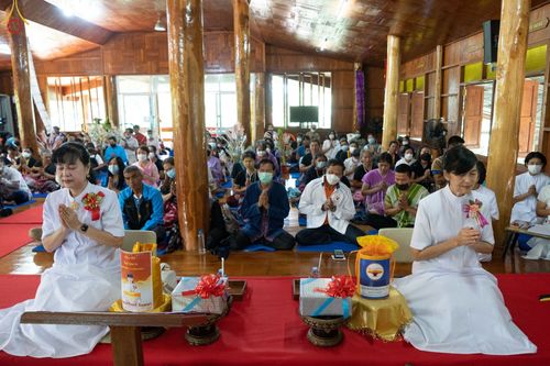 ภาพ No.55498:ประมวลภาพพิธีทอดกฐินสามัคคี ณ วัดป่าหมาก จ.แม่ฮ่องสอน  (วันที่ 23 ตุลาคม พ.ศ. 2565)