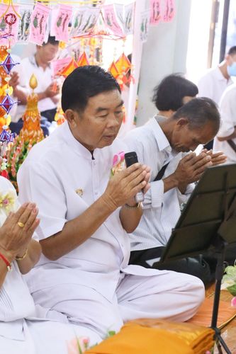 ภาพ No.54077:ประมวลภาพพิธีทอดกฐินสามัคคี ณ วัดเหล่าฝ้าย จ.ยโสธร (วันที่ 16 ตุลาคม พ.ศ. 2565)