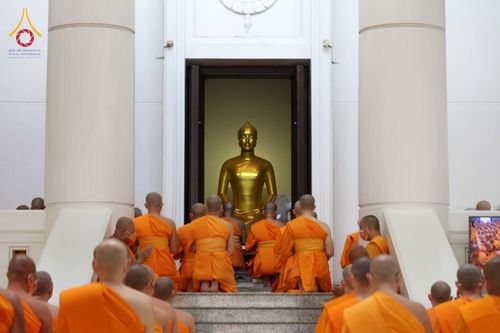 ภาพ No.48395:ประมวลภาพพิธีอธิษฐานพรรษาของคณะสงฆ์ วัดพระธรรมกาย ปีพุทธศักราช 2565