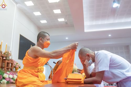 ภาพ No.48158:ประมวลภาพพิธีบรรพชาอุปสมบท รุ่นเข้าพรรษา ปี 2565 ณ ศูนย์อบรมเยาวชนกาญจนบุรี