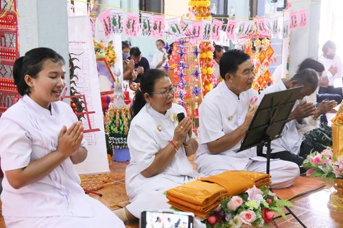 ภาพ No.54079:ประมวลภาพพิธีทอดกฐินสามัคคี ณ วัดเหล่าฝ้าย จ.ยโสธร (วันที่ 16 ตุลาคม พ.ศ. 2565)