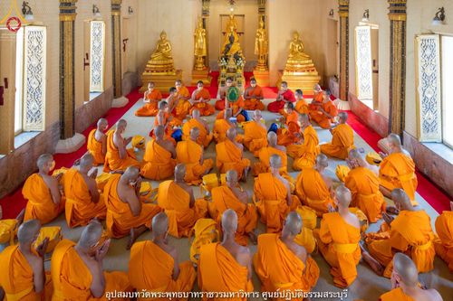 ภาพ No.40094:พิธีตัดปอยผม ปลงผม ขอขมารับผ้าไตรและพิธีบรรพชา ในโครงการอุปสมบท บูชาธรรมมหาปูชนียาจารย์ ประจำปี 2564 ชุดที่ 9