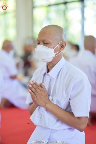 ภาพ No.39798:พิธีตัดปอยผม ปลงผม ขอขมารับผ้าไตรและพิธีบรรพชา ในโครงการอุปสมบท บูชาธรรมมหาปูชนียาจารย์ ประจำปี 2564 ชุดที่ 6